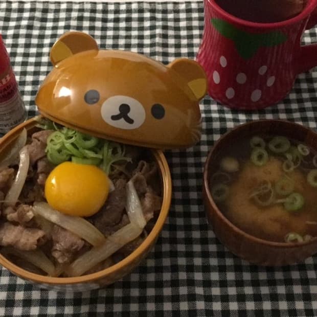 고전 리락쿠마 돈부리 덮밥그릇 (박스O)