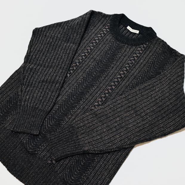 Christophe Lemaire ethnic wool alpaca 