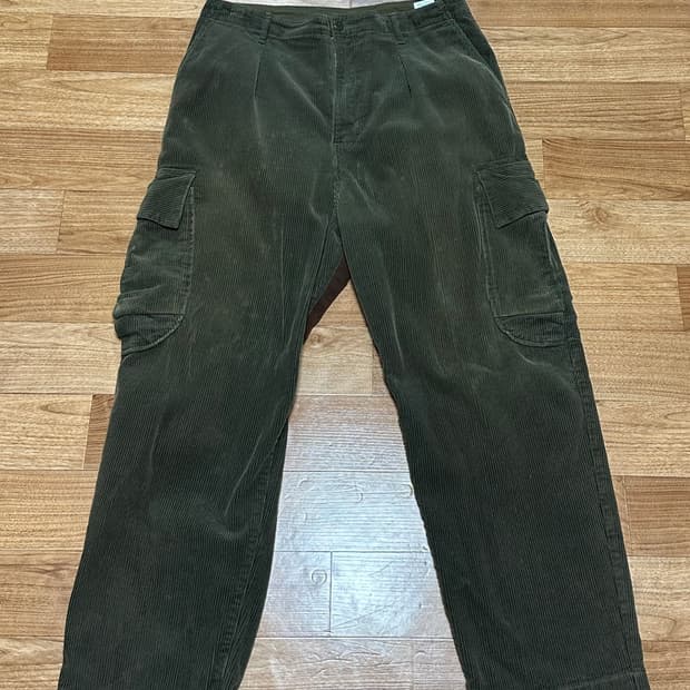 캐피탈 코듀로이 카고팬츠 올리브 3사이즈