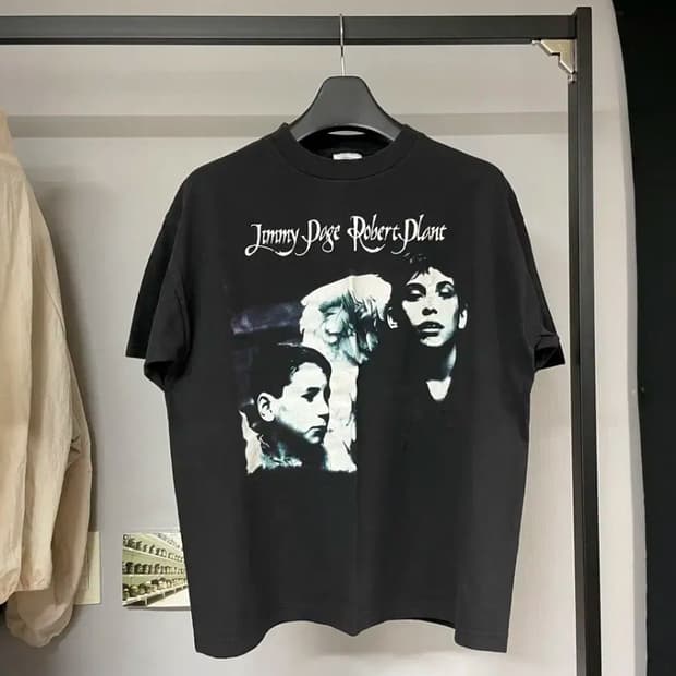 지미페이지 90s 밴드티