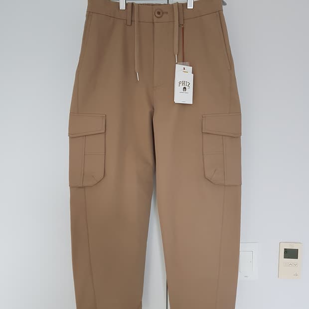 [78] 헤지스 피즈 카고 배기 팬츠 바지 베이지