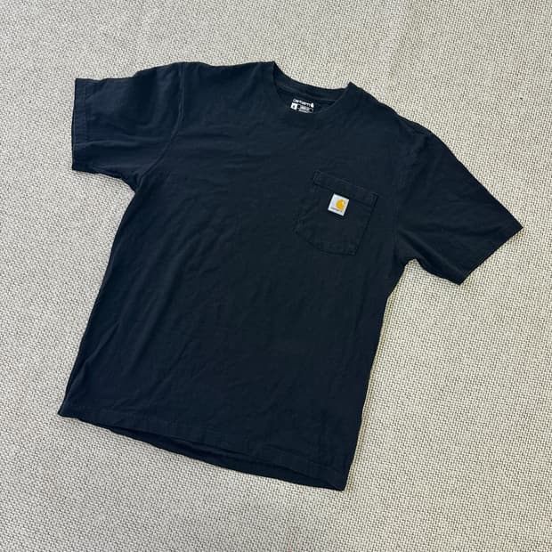 M 칼하트 블랙 포켈 반팔티 0413D