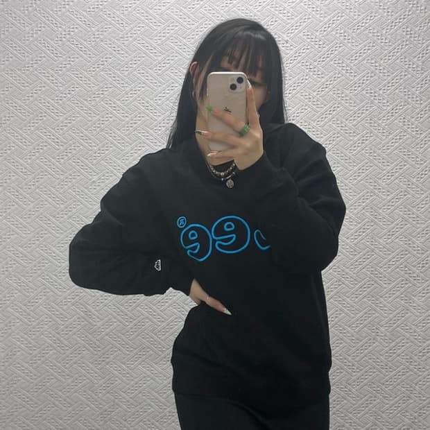 LEE 올드스쿨 키치 빅로고 맨투맨 스웻셔츠 M C08908