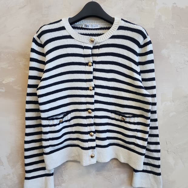 자라 니트 가디건 