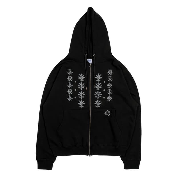 더콜디스트모먼트 TCM ethnic hooded zip-up 블랙