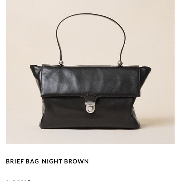 Ette 브리프백_night brown