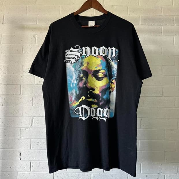 Snoop Dogg X Wiz Khalifa 투어 티셔츠 XL