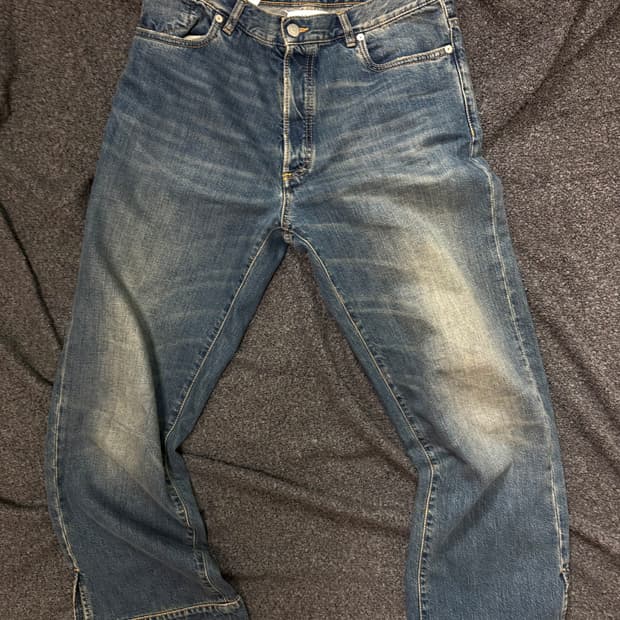 Masion Margiela 17AW Cuffs Denim Pants