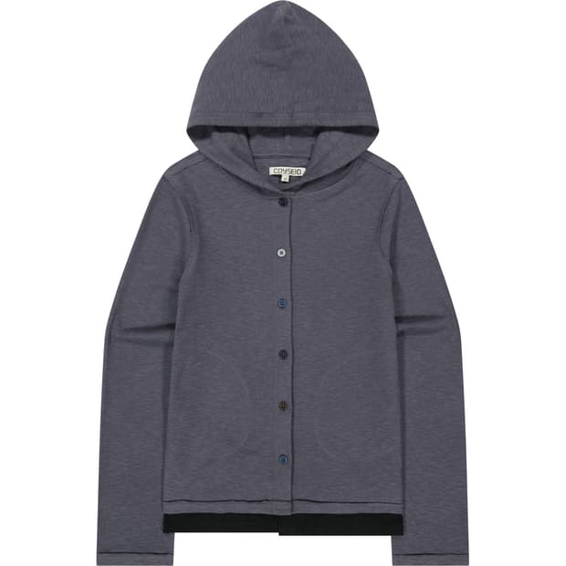 코이세이오 투폴드 버튼업 후디 차콜