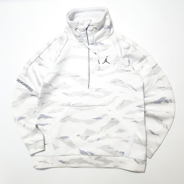 나이키 조던 플라이트 테크 카모 아노락 하프 집업