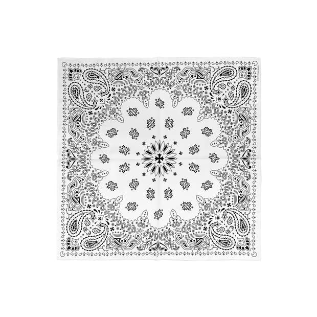 Chrome Hearts Silk Bandana White