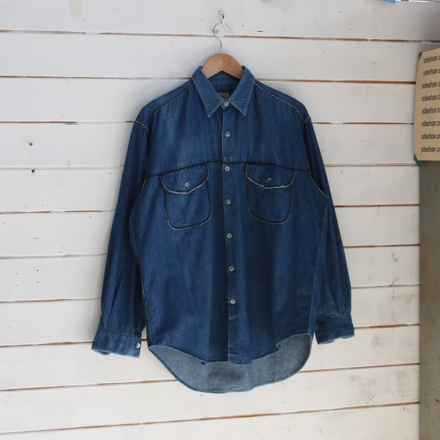 (착용컷) BASCO 데님 셔츠 (남성용 100)