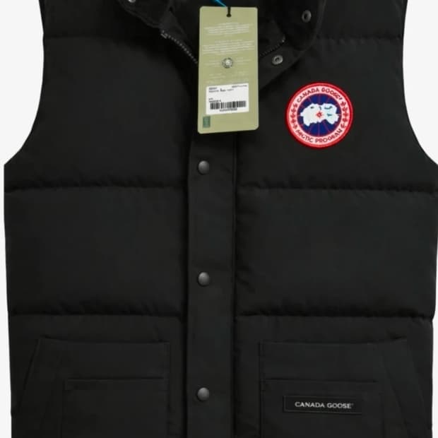 캐나다구스 남성 패딩 조끼(새상품)