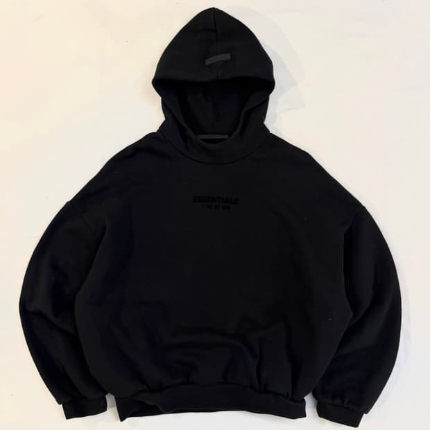 에센셜 피어오브갓 바라클라바 후드티 블랙