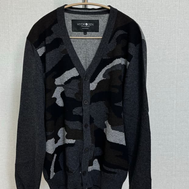 Hydrogen 하이드로겐 카모 가디건 L