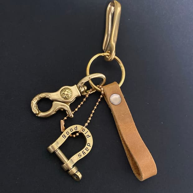 브라스 2way 키링