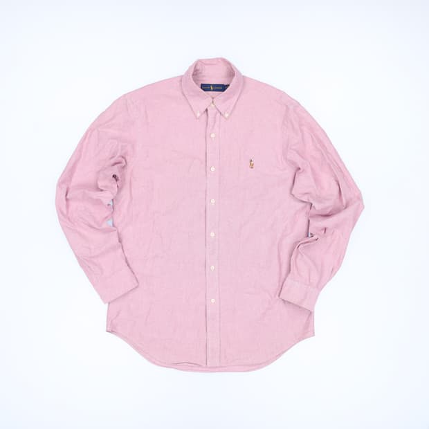 M 폴로 랄프로렌 옥스포드 깅엄 셔츠 N7572