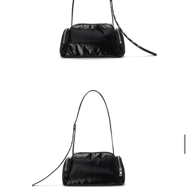 LCDC TM EYELET BELT-STRAP BAG black