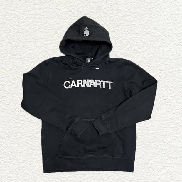 칼하트 WIP 후드티 블랙 M