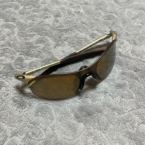 오클리 뉴 제로 0.4 골드 빈티지 oakley new zero 아이자켓