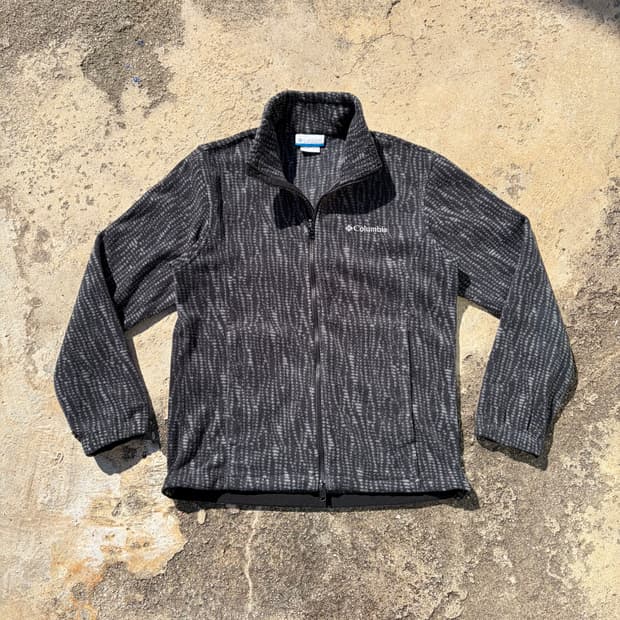 컬럼비아 빈티지 플리스 집업 자켓 M