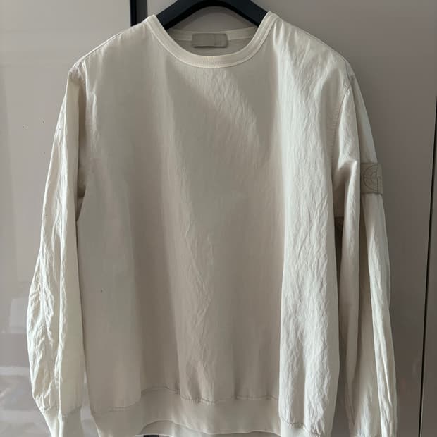 스톤아일랜드 고스트피스 나일론 맨투맨 <xxl>