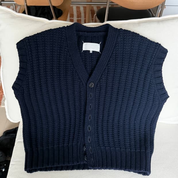 마르지엘라 니트 조끼