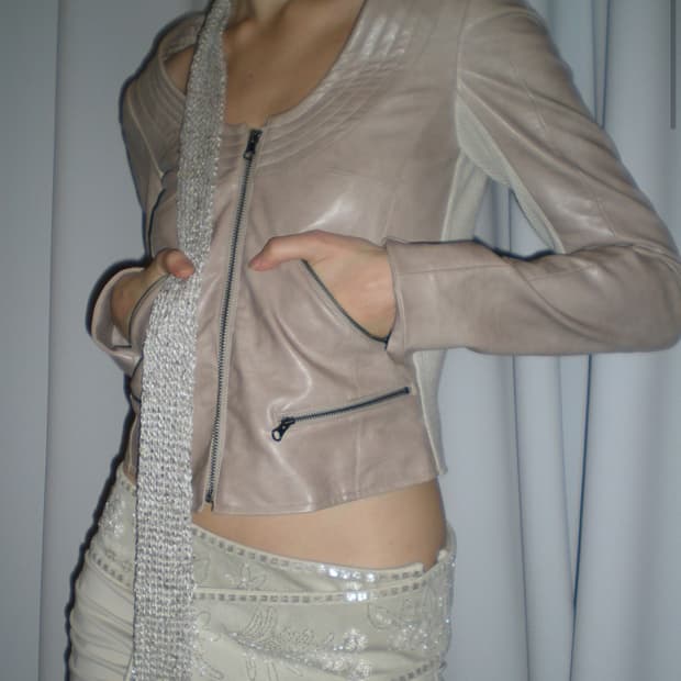 스컬프터 portrait 레더자켓 