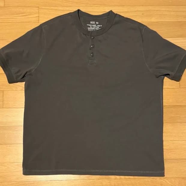 아웃스탠딩 헨리넥 반팔티셔츠 40(M)