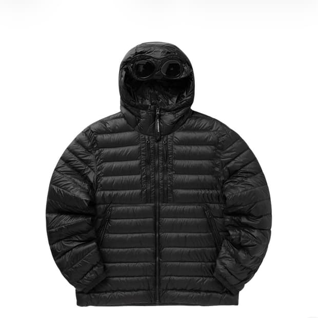 C.P company D.D.shell goggle down jacket