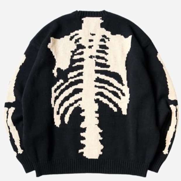 [3]캐피탈 5G 울 본 니트 크루넥 블랙 미개봉 새상품