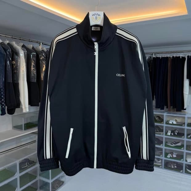 [리오브전포점] 셀린느 로고 사이드 라인 트랙 저지 집업