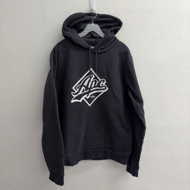 APC USA 검정색 후드티(M)