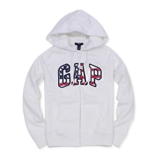 갭 성조기 후드집업