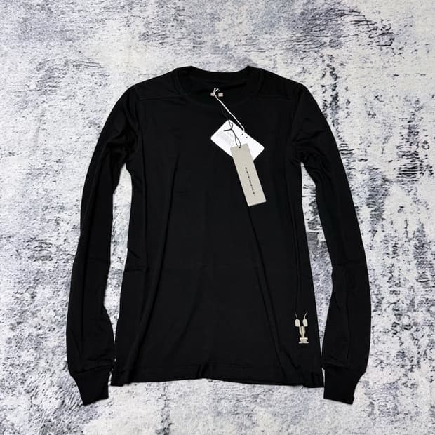 (새상품) 릭오웬스 다크쉐도우 롱슬리브 블랙 S