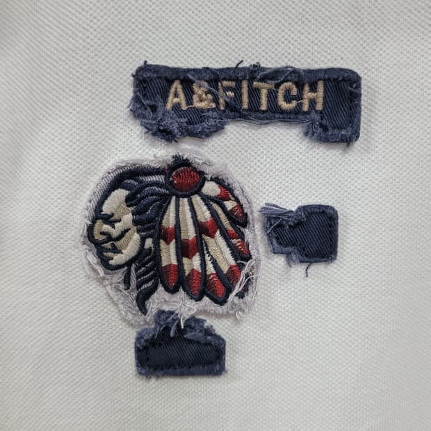 아베크롬비 인디안 패치 빈티지 셔츠