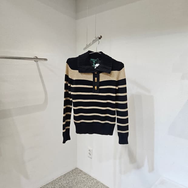 폴로랄프로렌 스프라이트 카라 니트