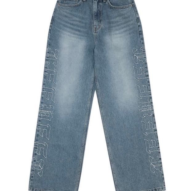 leey yeel 로고 자수 팬츠 2사이즈