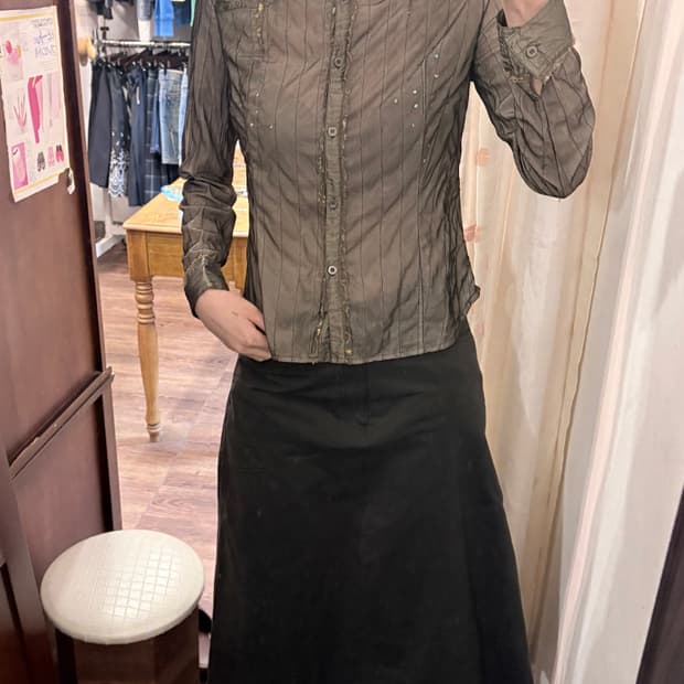 japan vintage khaki shirt