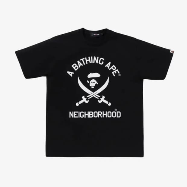 베이프 BAPE x Neighborhood Black S