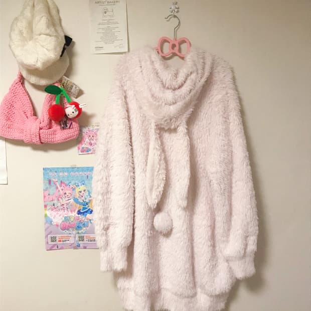 빈티지 젤라또피케 우사미미 원피스 티셔츠 히메갸루 로걀 라떼 오월 stc