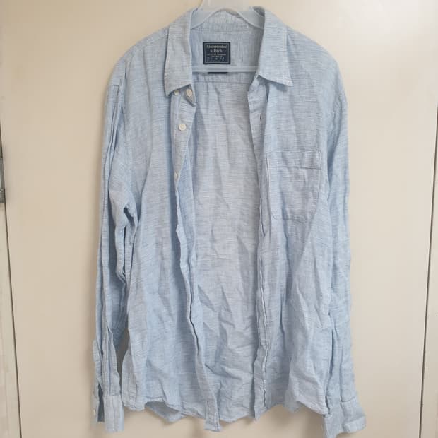 Abercrombie & Fitch 스트라이프 셔츠 M