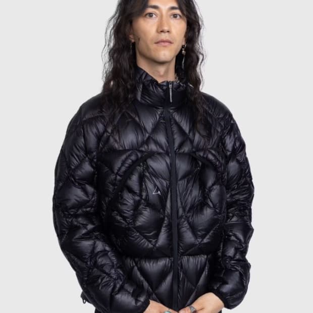 ROA 로아 하이킹 누나 800 필파워 후드 다운 자켓 블랙 s