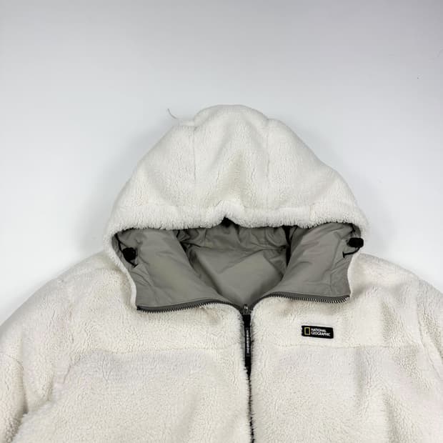 내셔널지오그래픽 리버시블 후리스 패딩 점퍼 (M)