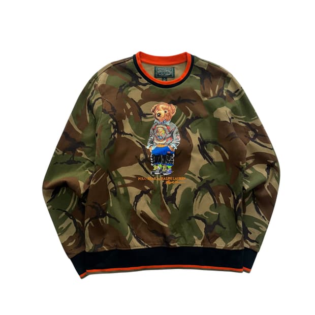 [95~100] 폴로 컨트리 베어 카모 스웻셔츠 맨투맨