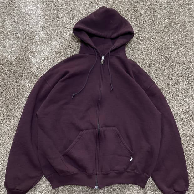 90s russell athletic hoodie zip 러셀