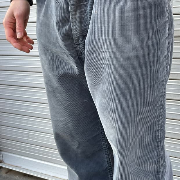90s Levis 517 Coduroy Faded Dark Grey