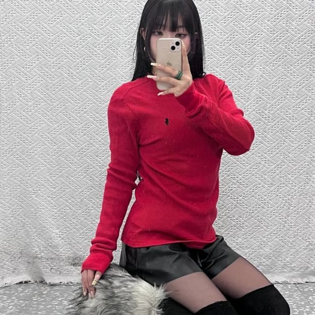 폴로 랄프로렌 컨트리 레트로 00's 와플패턴 니트 M C09693