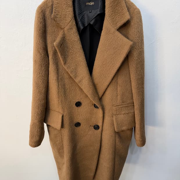정품) maje 마쥬 알파카 더블 버튼 코트 2