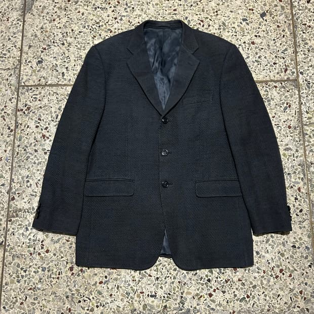 YSL pour homme 버튼 블랙 블레이져